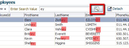 Implementing Search for Multiple Attributes of a View Object