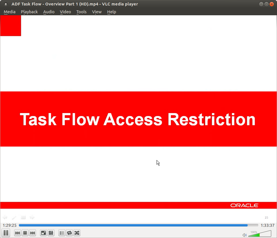 Oracle ADF Task Flow