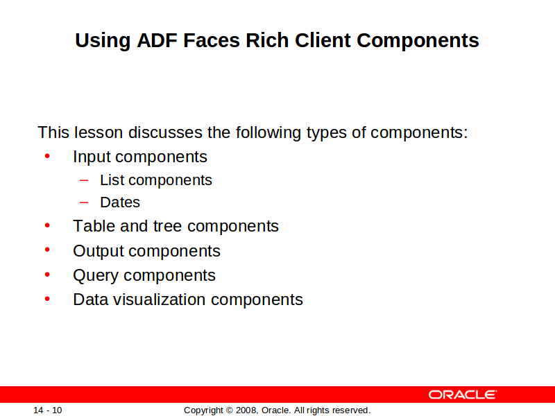 oracle adf workshop